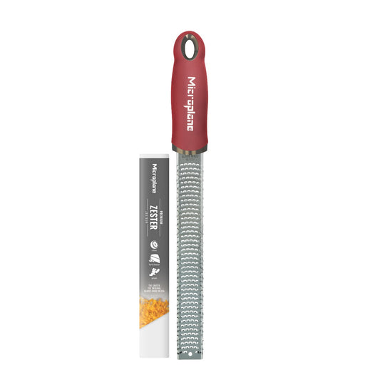 Microplane Premium Zester Reibe Granatapfel rot