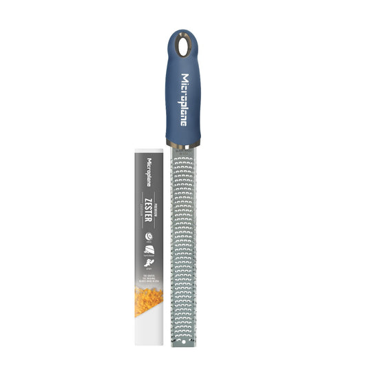Microplane Premium Zester Reibe Denim blau
