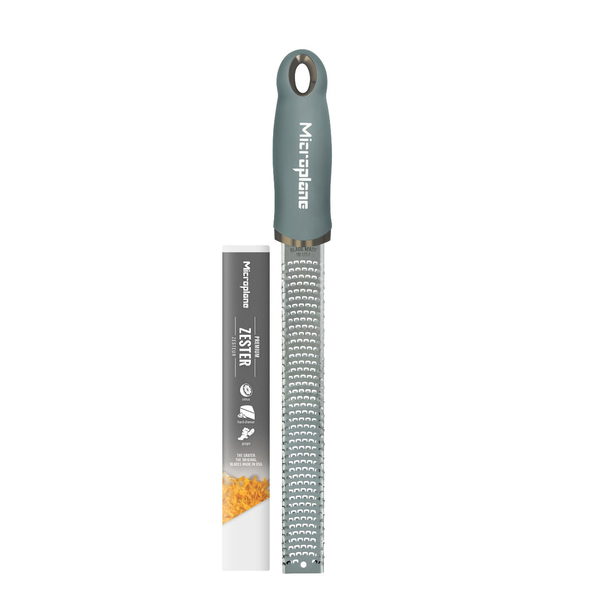 Microplane Premium Zester Reibe Eukalyptus grün