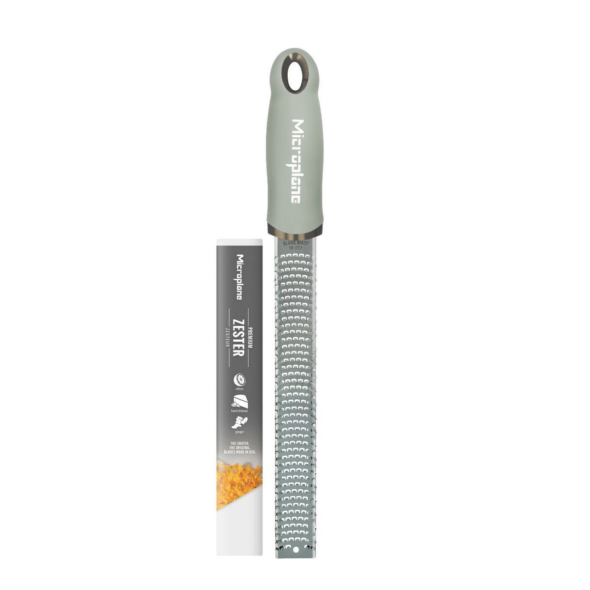 Microplane Premium Zester Reibe Salbei grün