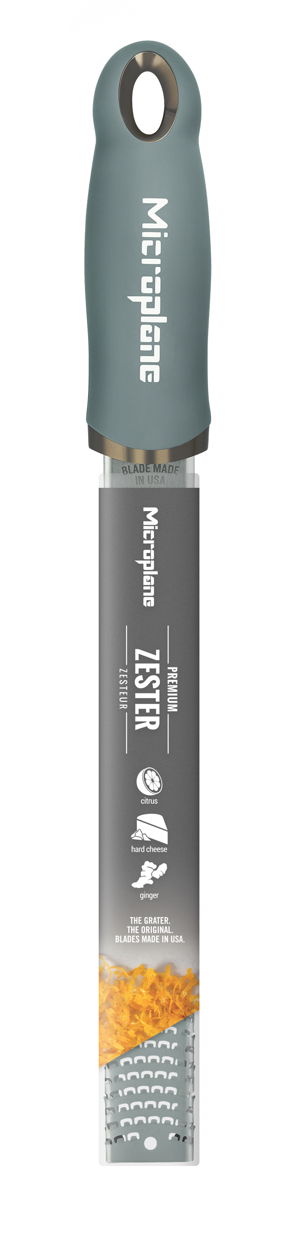 Microplane Premium Zester Reibe Eukalyptus grün