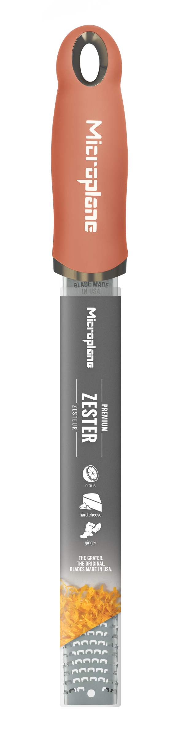 Microplane Premium Zester Reibe Zimt orange
