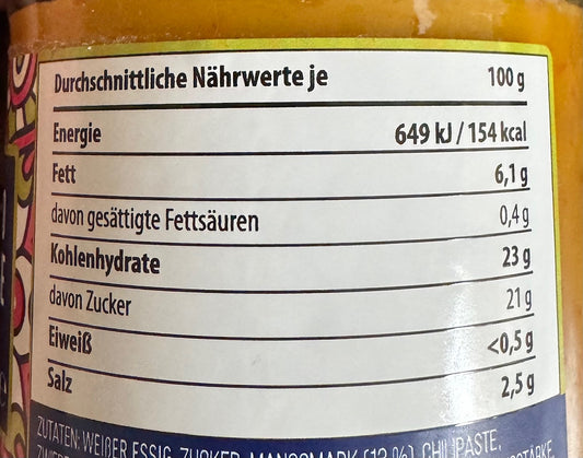 Mahi Marinade Peri Peri Mango & Limette kurzes MHD 04/2026