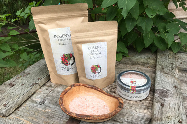 Bolivianisches Rosé-Salz für die Mühle