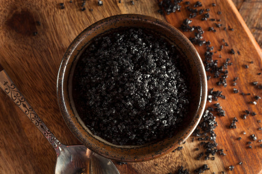 schwarzes Hawaii Salz Black Lava
