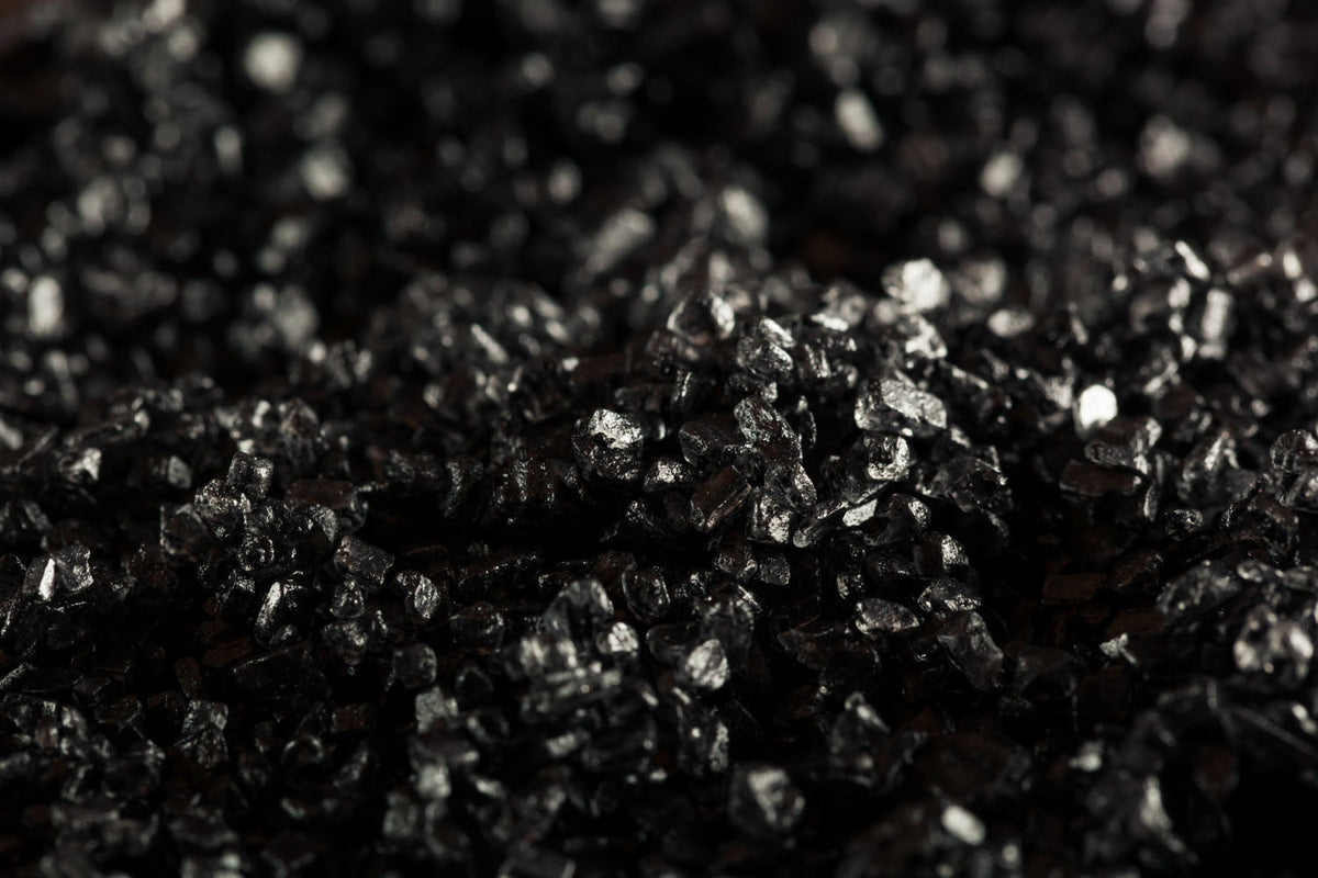 schwarzes Hawaii Salz Black Lava