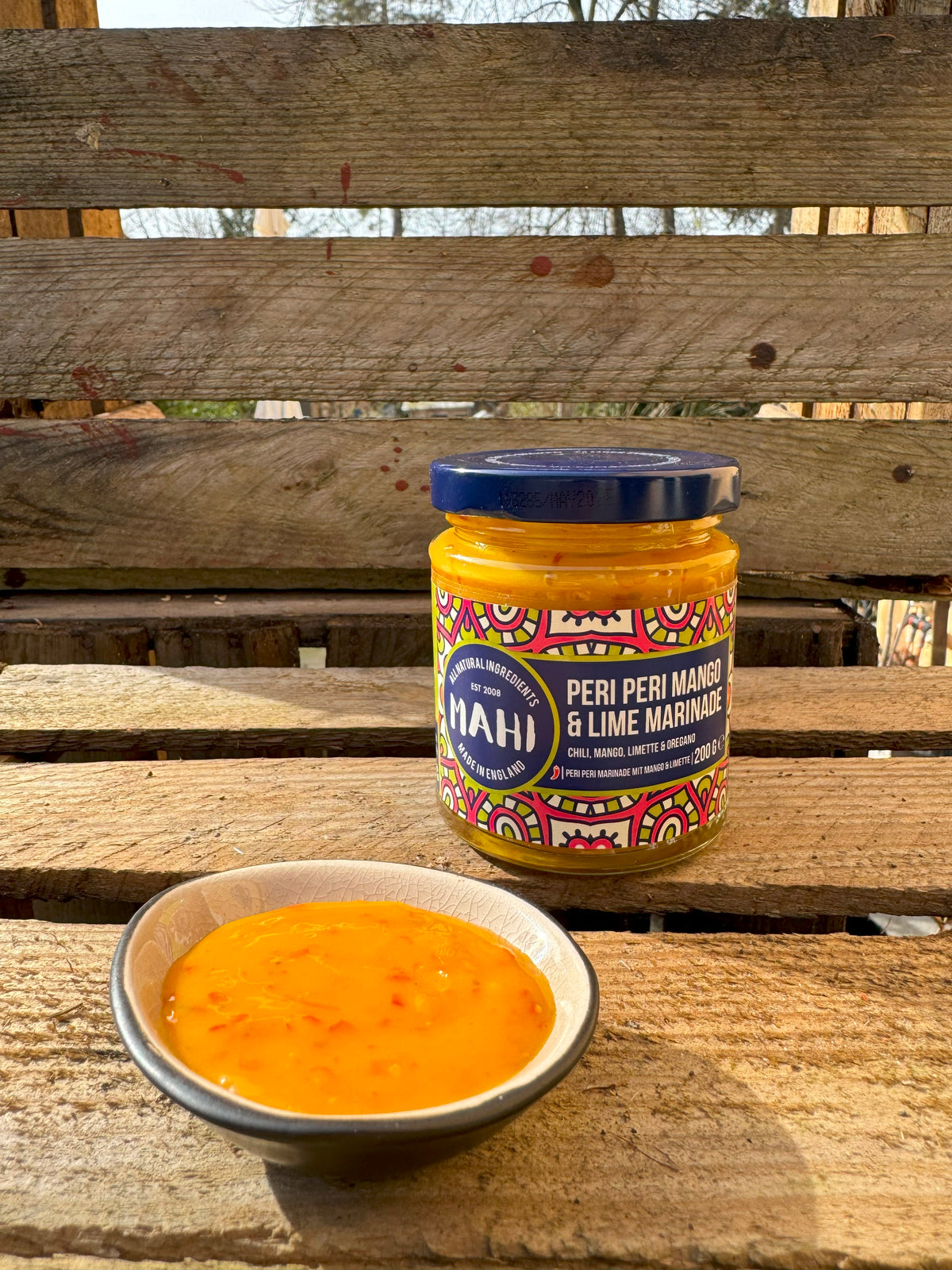 Mahi Marinade Peri Peri Mango & Limette kurzes MHD 04/2026