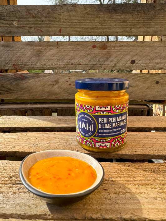 Mahi Marinade Peri Peri Mango & Limette kurzes MHD 04/2026
