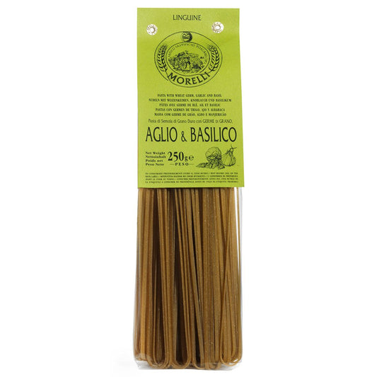Linguine Basilikum & Knoblauch 250g aus dem Hause Pasta Morelli