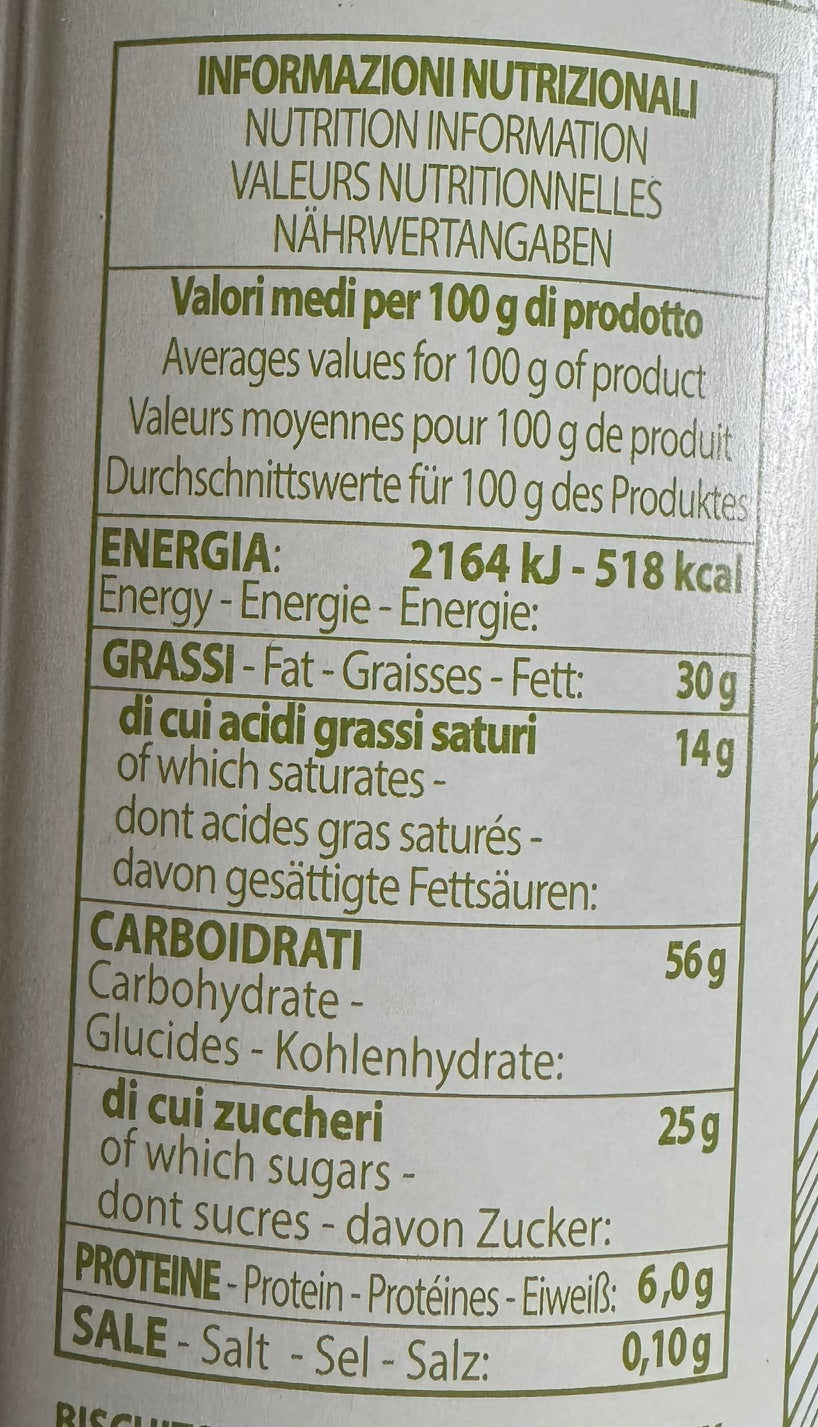 Biscotti Virginia - Pistaziengebäck in ansprechender Metalldose 160 g