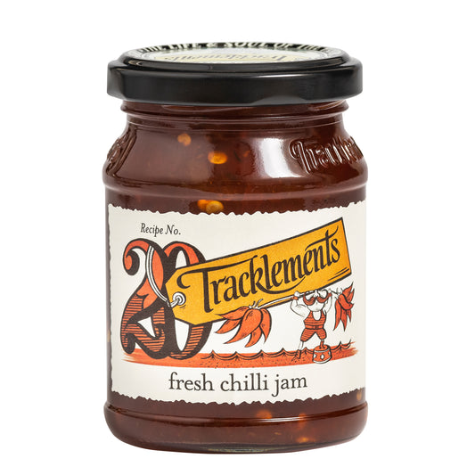 Tracklements  frische Chili Jam 210g - fresh chili jam aus England